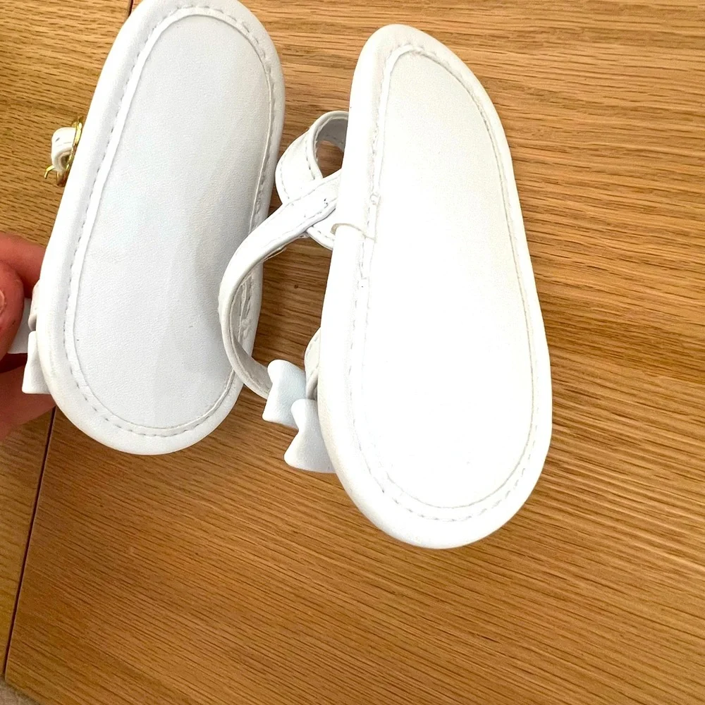 Janie & Jack baby sandles -2 sets toddler size 1 - Picture 2 of 4